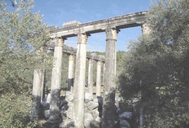 Euromos Roma dönemi Zeus tapınağı Milas