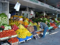 Bodrum'daki Manavlar Çarşısı ve balik pazari