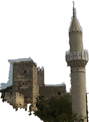 Bodrum kalesi İspanyol Şapeli ve minare